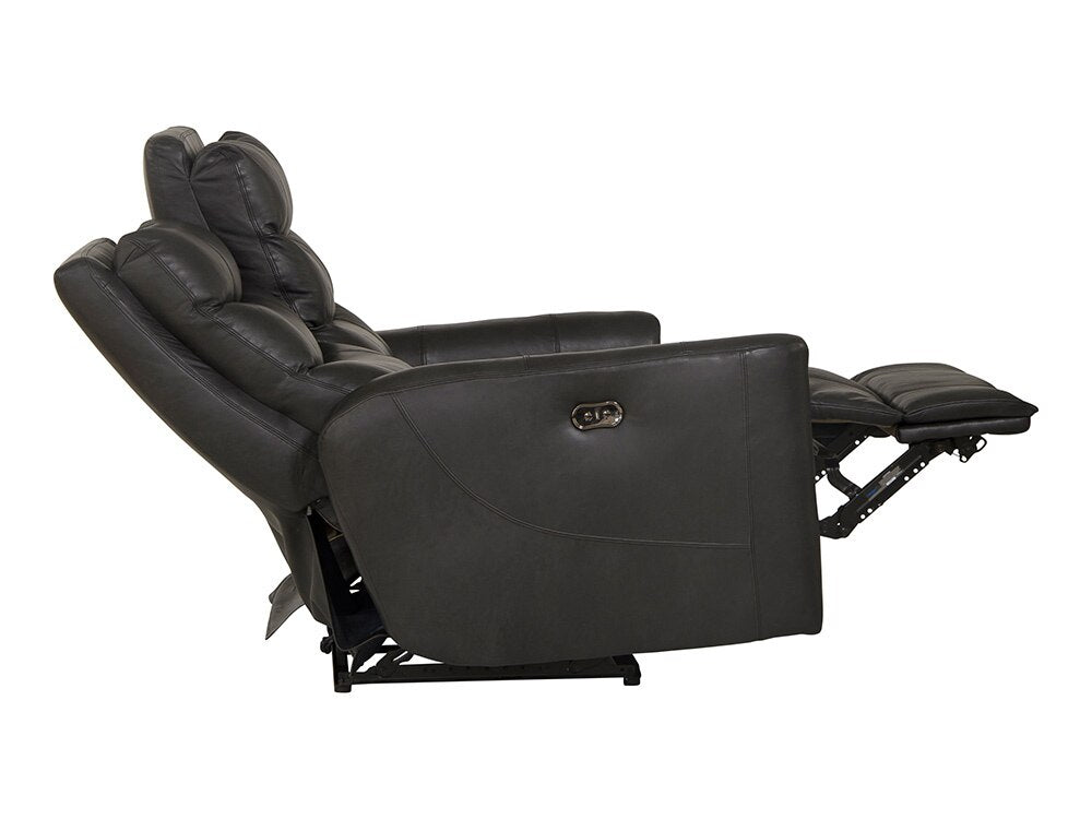 Catnapper - Bosa Power Reclining Loveseat in Charcoal - 64592112218302218 veiw 8