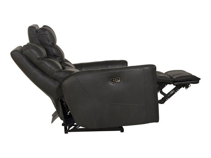 Catnapper - Bosa Power Reclining Loveseat in Charcoal - 64592112218302218 veiw 8