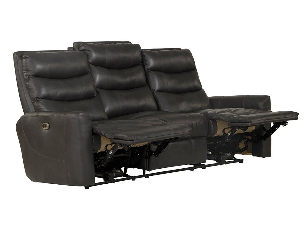 Catnapper - Bosa Power Reclining Sofa in Charcoal - 64591112218302218 veiw 3