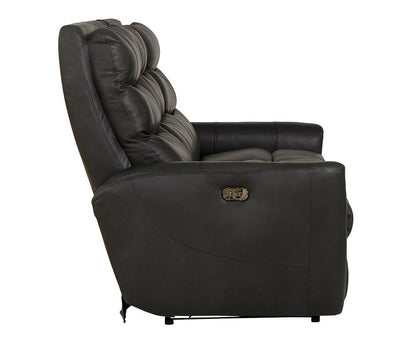 Catnapper - Bosa Power Reclining Sofa in Charcoal - 64591112218302218 veiw 6