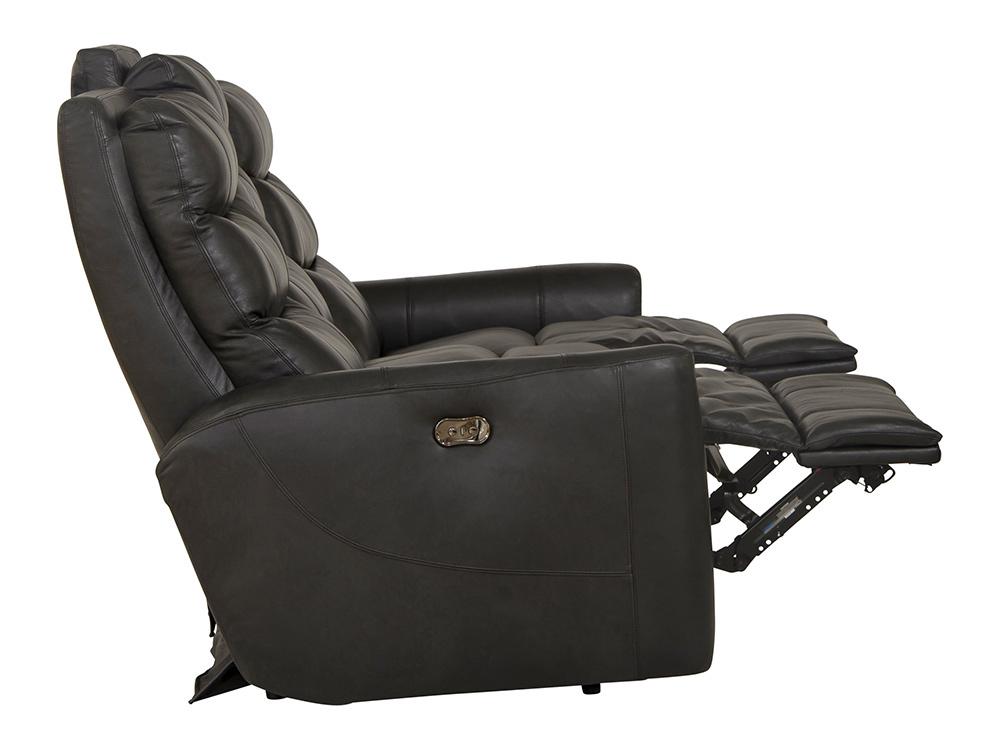 Catnapper - Bosa Power Reclining Sofa in Charcoal - 64591112218302218 veiw 7