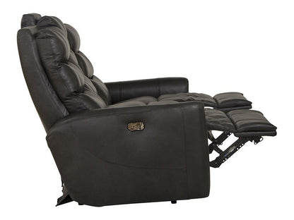 Catnapper - Bosa Power Reclining Sofa in Charcoal - 64591112218302218 veiw 7