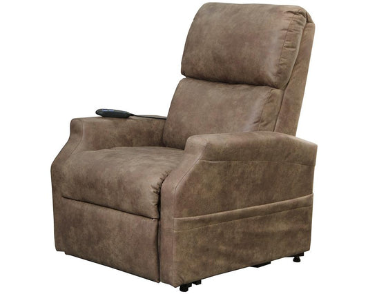 Catnapper - Brett Power Lift Lay Flat Recliner in Coffee - 4899142949 veiw 1
