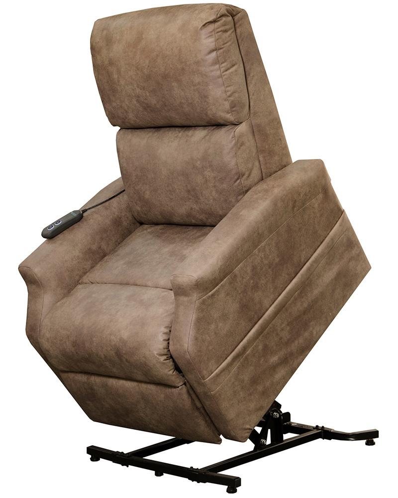 Catnapper - Brett Power Lift Lay Flat Recliner in Coffee - 4899142949 veiw 8
