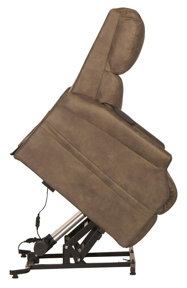Catnapper - Brett Power Lift Lay Flat Recliner in Coffee - 4899142949 veiw 9