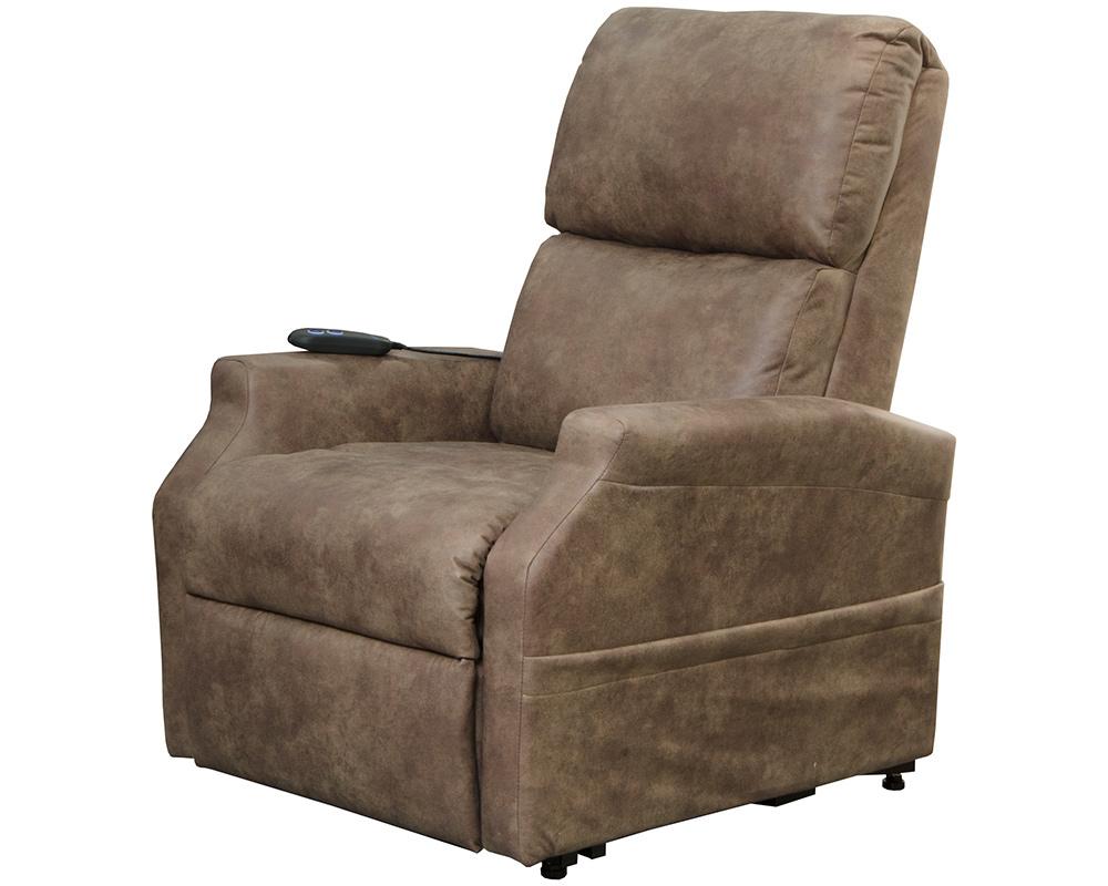 Catnapper - Brett Power Lift Lay Flat Recliner in Coffee - 4899/1429-49 view 1