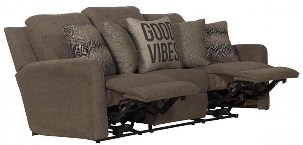 Catnapper - Calvin Power Reclining Sofa in Otter/Midnight - 61631/1894-19/2364-48 veiw 3