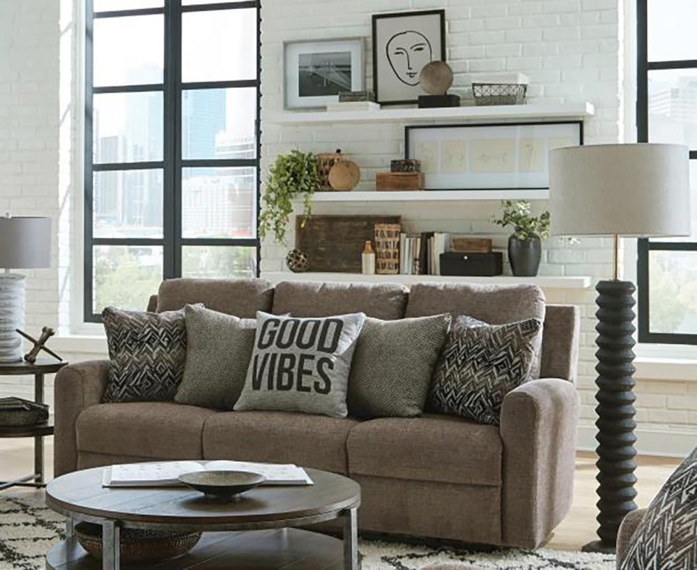 Catnapper - Calvin Power Reclining Sofa in Otter/Midnight - 61631/1894-19/2364-48 veiw 5