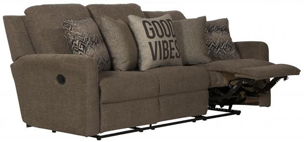 Catnapper - Calvin Reclining Sofa in Otter/Midnight - 1631/1894-19/2364-48 veiw 3