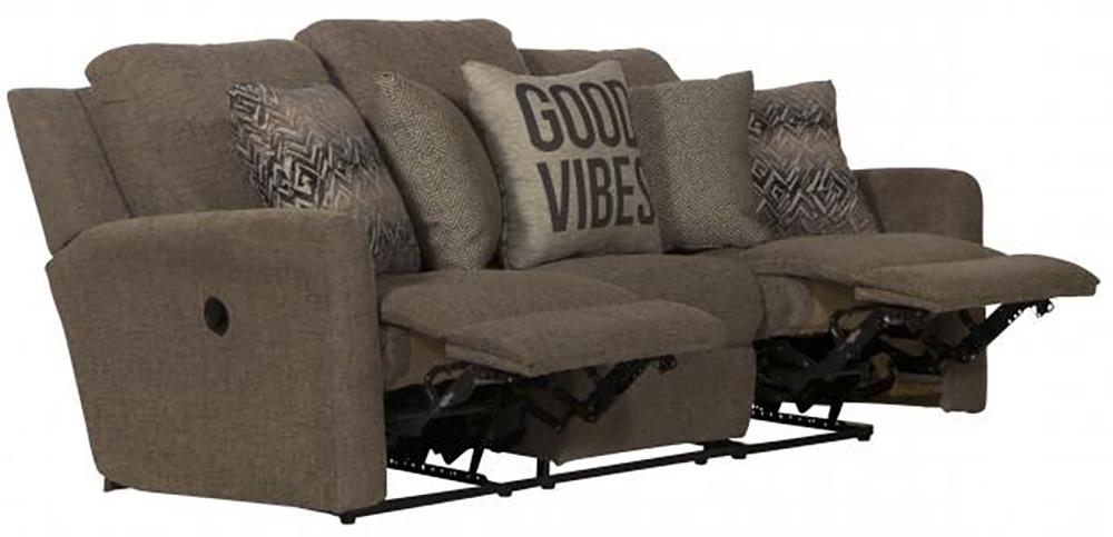 Catnapper - Calvin Reclining Sofa in Otter/Midnight - 1631/1894-19/2364-48 veiw 4