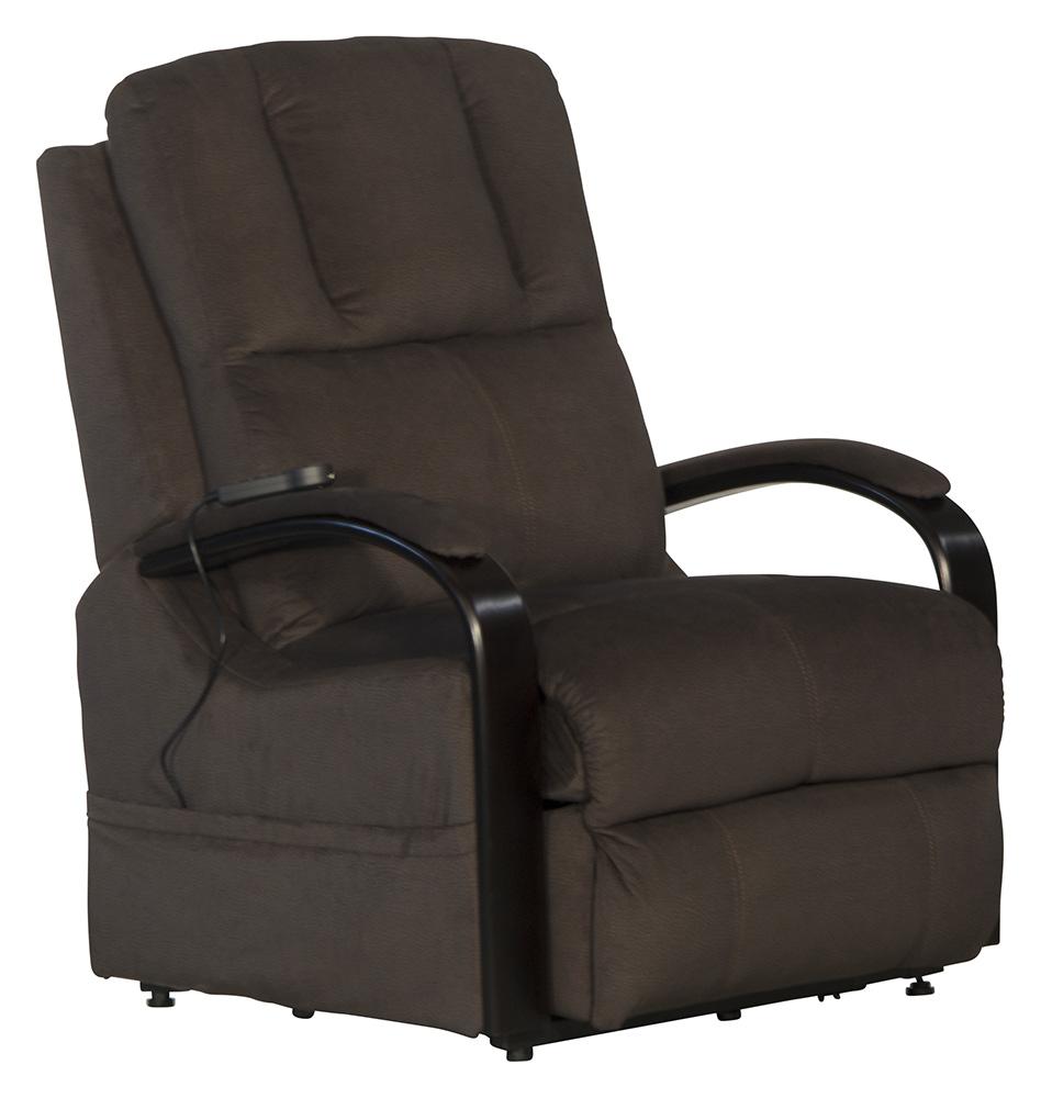 Catnapper - Chandler Power Lift Recliner w/Heat & Massage in Walnut - 4863/1528-09 view 1