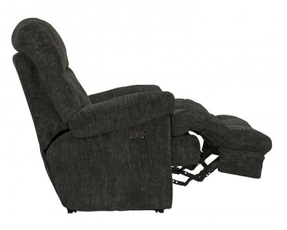 Catnapper - Cirrus Power Lay Flat Chaise Recliner in Charcoal - 62630-7/1760-48 veiw 6