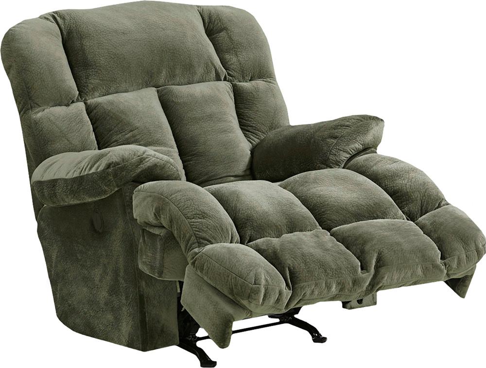 Catnapper - Cloud 12 Power Lay Flat Chaise Recliner in Sage - 6541-7/2334-15 view 1