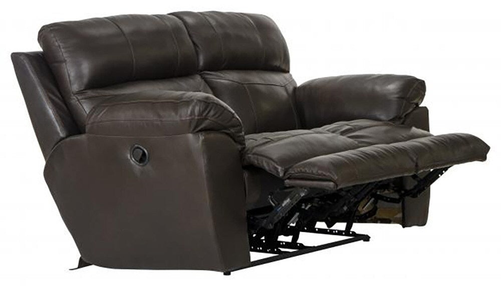 Catnapper - Costa Lay Flat Reclining Loveseat in Chocolate - 4072/1273-89/3073-89 veiw 3