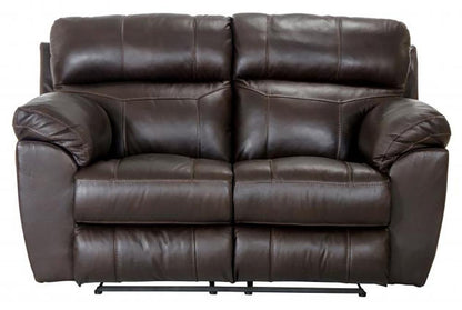 Catnapper - Costa Lay Flat Reclining Loveseat in Chocolate - 4072/1273-89/3073-89 veiw 6