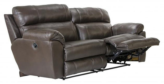 Catnapper - Costa Lay Flat Reclining Sofa in Chocolate - 4071/1273-89/3073-89 veiw 2