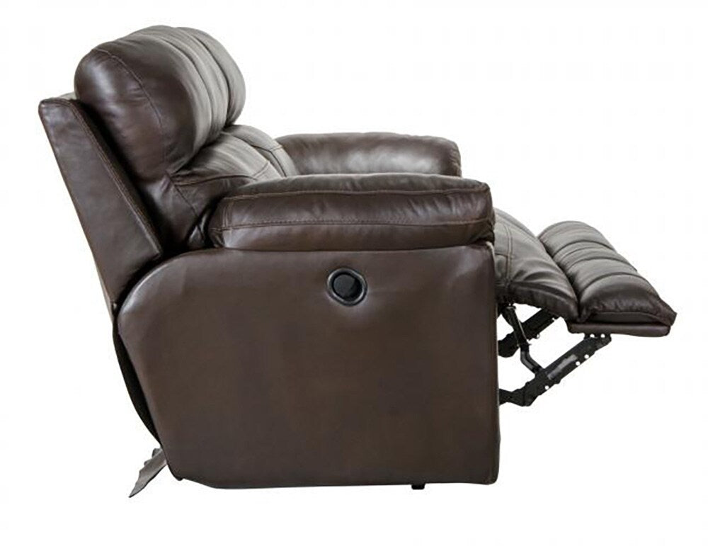 Catnapper - Costa Lay Flat Reclining Sofa in Chocolate - 4071/1273-89/3073-89 veiw 7