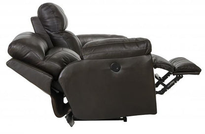Catnapper - Costa Power Lay Flat Reclining Loveseat in Chocolate - 64072/1273-89/3073-89 veiw 6