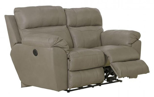 Catnapper - Costa Power Lay Flat Reclining Loveseat in Putty - 64072/1273-56/3073-56 veiw 2