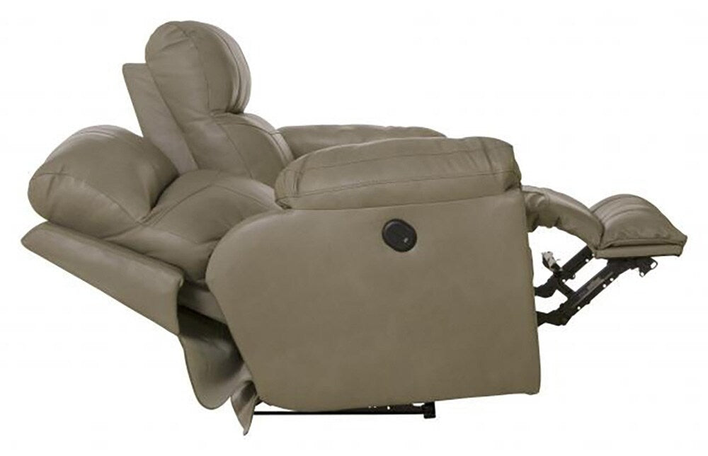 Catnapper - Costa Power Lay Flat Reclining Loveseat in Putty - 64072/1273-56/3073-56 veiw 7