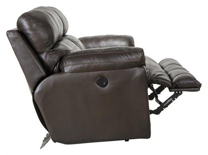 Catnapper - Costa Power Lay Flat Reclining Sofa in Chocolate - 64071/1273-89/3073-89 veiw 5