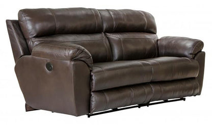 Catnapper - Costa Power Lay Flat Reclining Sofa in Chocolate - 64071/1273-89/3073-89 view 1