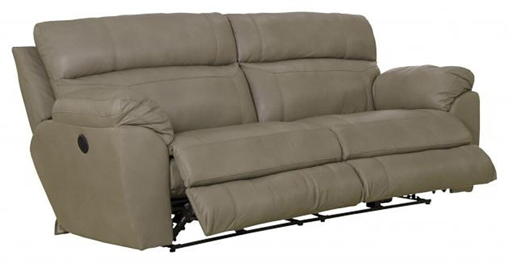 Catnapper - Costa Power Lay Flat Reclining Sofa in Putty - 64071/1273-56/3073-56 veiw 3