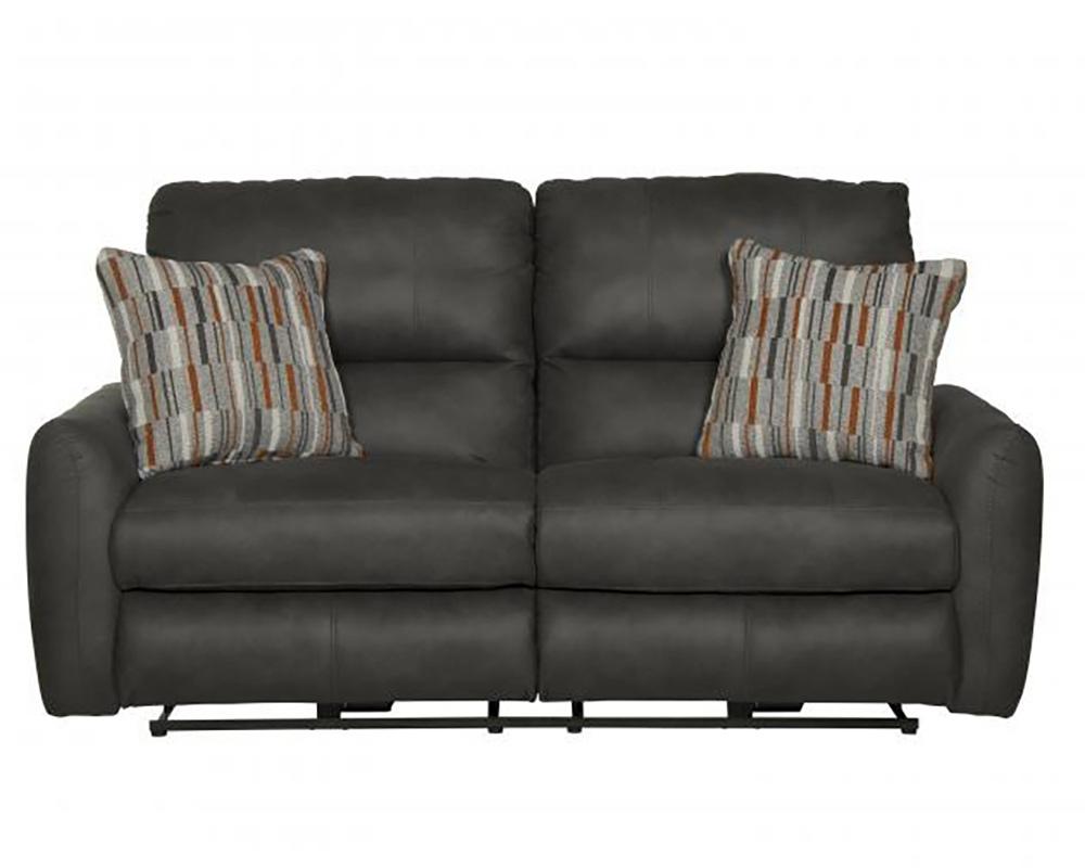 Catnapper - Dorian Power Reclining Loveseat in Charcoal/Nutmeg - 63072/1280-28/2509-28 veiw 5