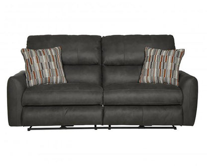 Catnapper - Dorian Power Reclining Sofa in Charcoal/Nutmeg - 63071/1280-28/2509-28 veiw 5