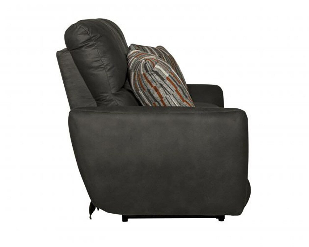 Catnapper - Dorian Power Reclining Sofa in Charcoal/Nutmeg - 63071/1280-28/2509-28 veiw 6