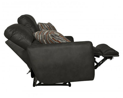 Catnapper - Dorian Power Reclining Sofa in Charcoal/Nutmeg - 63071/1280-28/2509-28 veiw 9