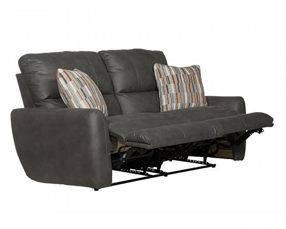 Catnapper - Dorian Reclining Loveseat in Charcoal/Nutmeg - 3072/1280-28/2509-28 veiw 3