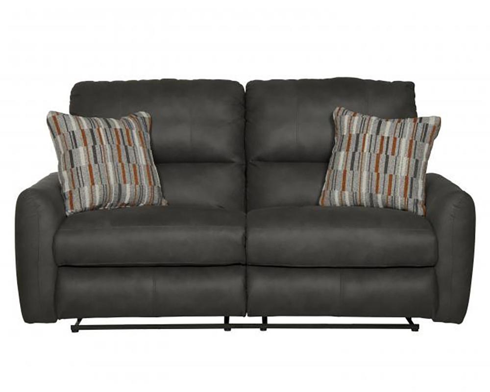 Catnapper - Dorian Reclining Loveseat in Charcoal/Nutmeg - 3072/1280-28/2509-28 veiw 5