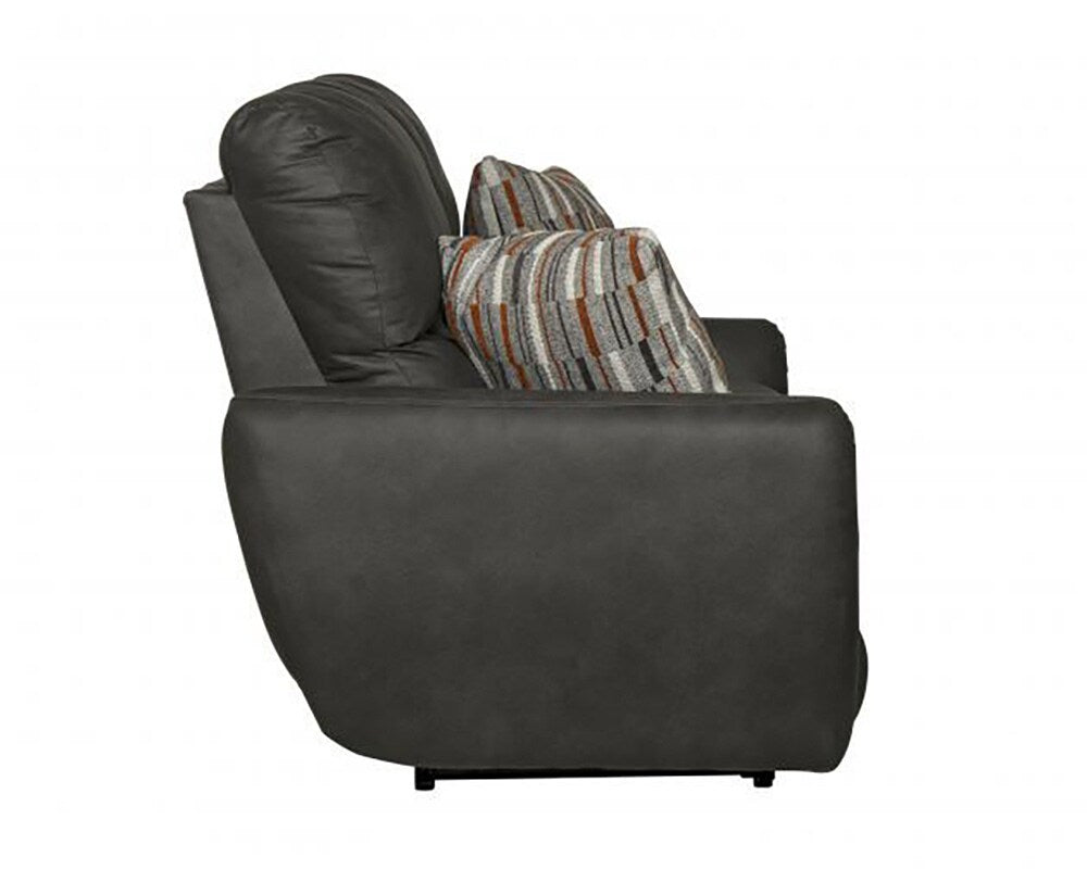 Catnapper - Dorian Reclining Loveseat in Charcoal/Nutmeg - 3072/1280-28/2509-28 veiw 6