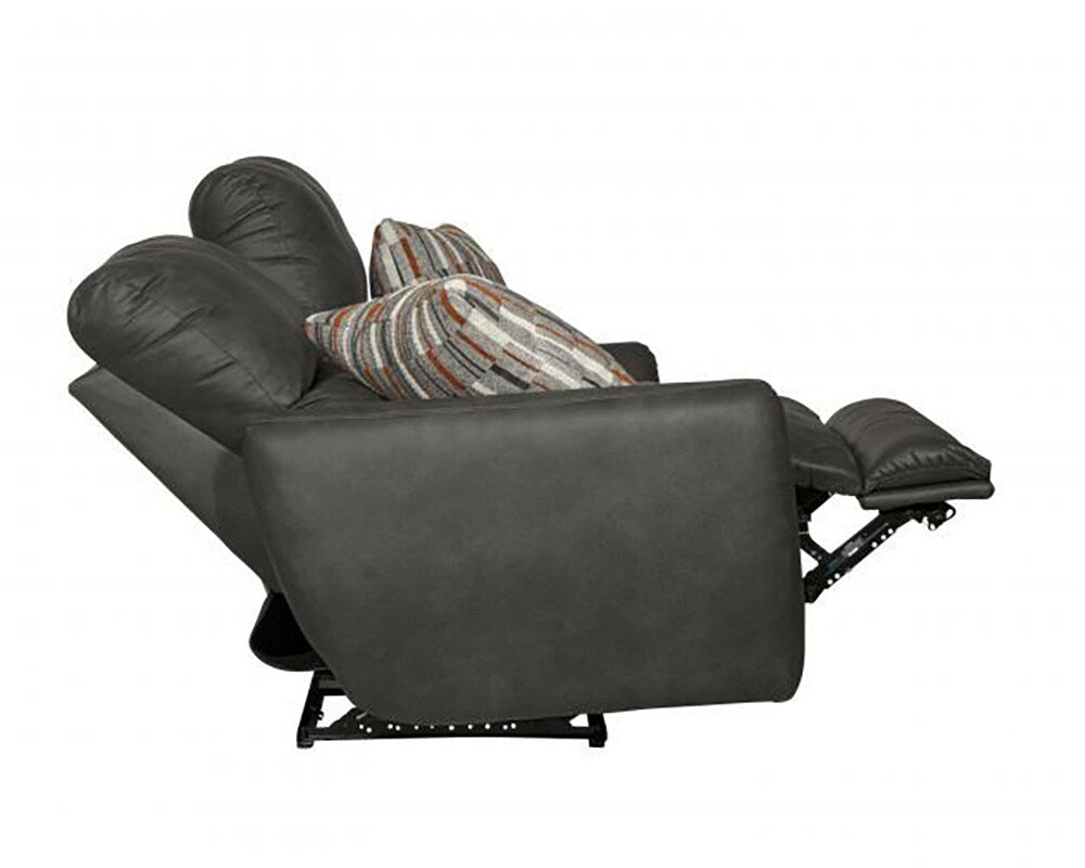 Catnapper - Dorian Reclining Loveseat in Charcoal/Nutmeg - 3072/1280-28/2509-28 veiw 9