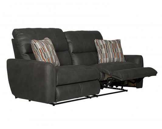 Catnapper - Dorian Reclining Sofa in Charcoal/Nutmeg - 3071/1280-28/2509-28 veiw 2