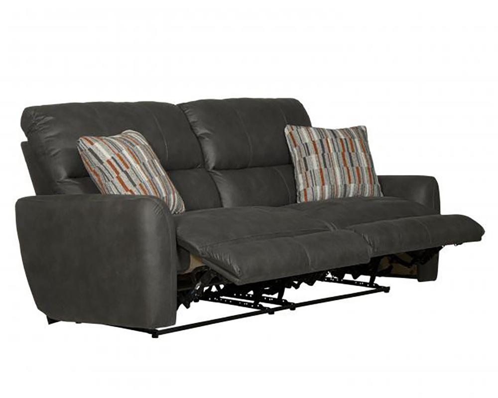 Catnapper - Dorian Reclining Sofa in Charcoal/Nutmeg - 3071/1280-28/2509-28 veiw 3