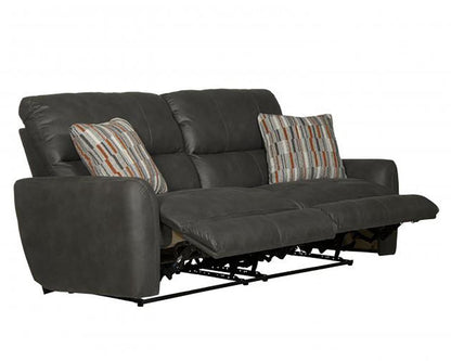 Catnapper - Dorian Reclining Sofa in Charcoal/Nutmeg - 3071/1280-28/2509-28 veiw 3