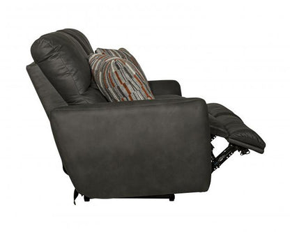 Catnapper - Dorian Reclining Sofa in Charcoal/Nutmeg - 3071/1280-28/2509-28 veiw 7