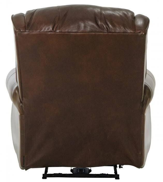 Catnapper - Duncan Power Deluxe Lay Flat Recliner in Walnut - 64763-7/1283-19/3083-19 view 2