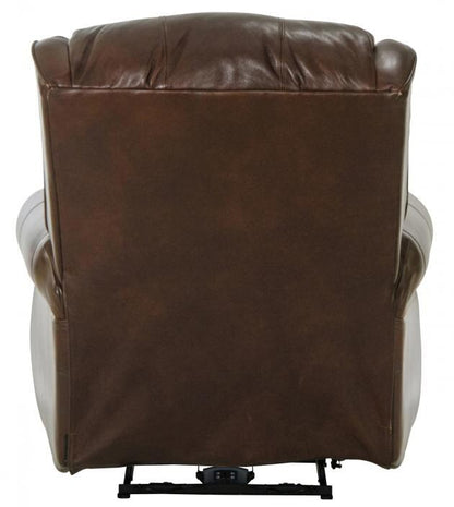 Catnapper - Duncan Power Deluxe Lay Flat Recliner in Walnut - 64763-7/1283-19/3083-19 view 2
