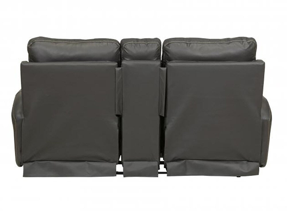 Catnapper - Fredda Power Headrest Power Lay Flat Reclining Console Loveseat w/Zero Gravity in Anthracite - 64489/1225-58/3025-58 veiw 4
