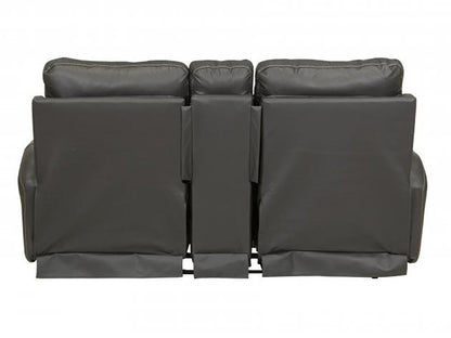 Catnapper - Fredda Power Headrest Power Lay Flat Reclining Console Loveseat w/Zero Gravity in Anthracite - 64489/1225-58/3025-58 veiw 4