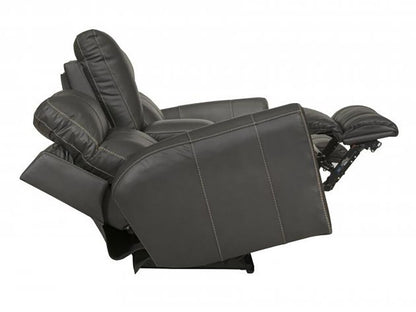 Catnapper - Fredda Power Headrest Power Lay Flat Reclining Console Loveseat w/Zero Gravity in Anthracite - 64489/1225-58/3025-58 veiw 9