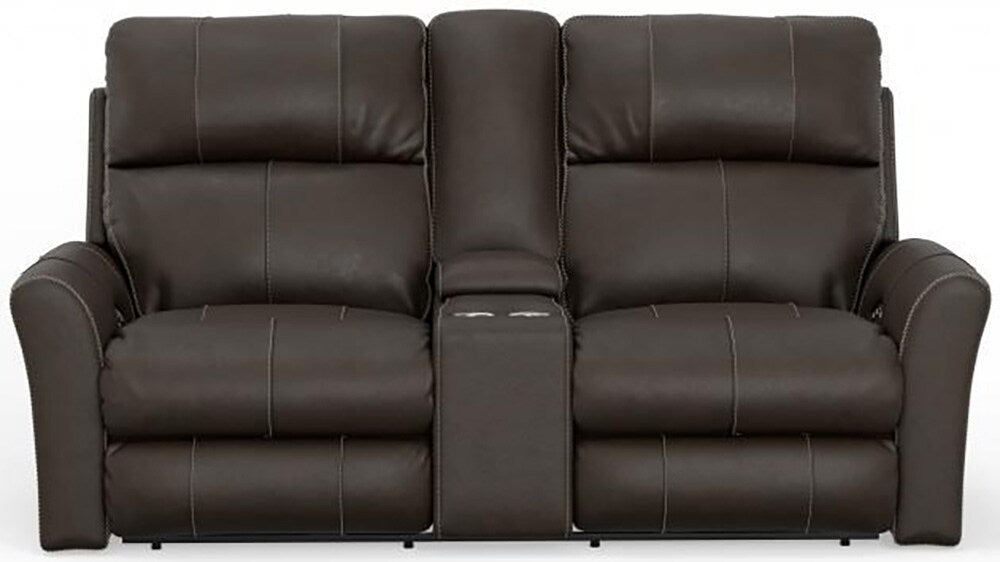 Catnapper - Fredda Power Headrest Power Lay Flat Reclining Console Loveseat w/Zero Gravity in Coffee - 64489/1225-09/3025-09 veiw 6