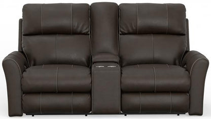 Catnapper - Fredda Power Headrest Power Lay Flat Reclining Console Loveseat w/Zero Gravity in Coffee - 64489/1225-09/3025-09 veiw 6