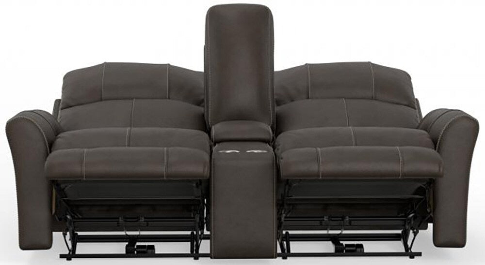Catnapper - Fredda Power Headrest Power Lay Flat Reclining Console Loveseat w/Zero Gravity in Coffee - 64489/1225-09/3025-09 veiw 7