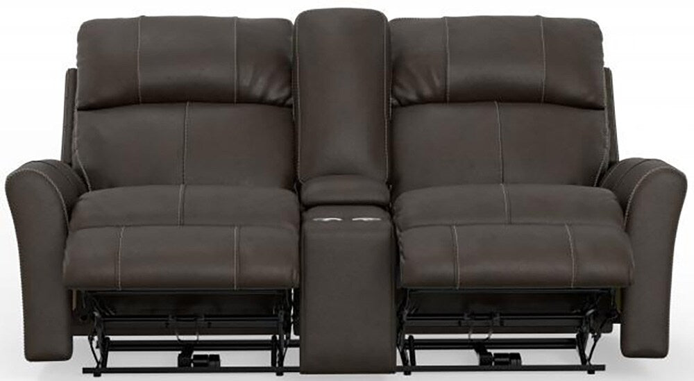 Catnapper - Fredda Power Headrest Power Lay Flat Reclining Console Loveseat w/Zero Gravity in Coffee - 64489/1225-09/3025-09 veiw 8