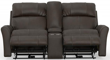 Catnapper - Fredda Power Headrest Power Lay Flat Reclining Console Loveseat w/Zero Gravity in Coffee - 64489/1225-09/3025-09 veiw 8