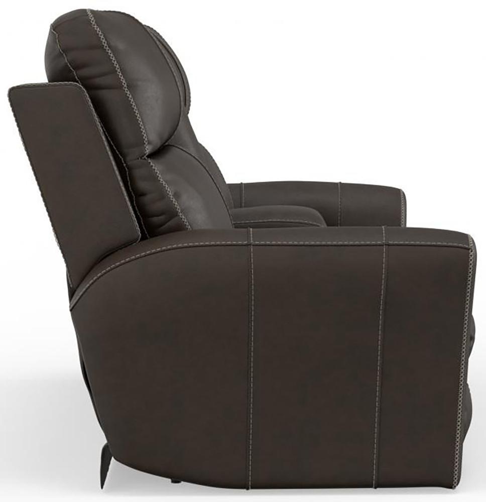 Catnapper - Fredda Power Headrest Power Lay Flat Reclining Console Loveseat w/Zero Gravity in Coffee - 64489/1225-09/3025-09 veiw 9